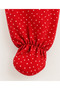 Baby Girl Cherry Red Polka Dot Jumpsuit with Hat 2 Piece Set 0-9 Months - 5