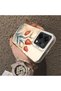 Oppo Reno 14 5g Compatible Silicone Edge Hard Back Case Tulip Pattern Lover Couple Phone Case - 4