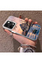 Oppo Reno 14 Pro 5g Compatible Silicone Edge Hard Back Case Istanbul Patterned Couple Phone Case - 2