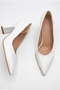 Women's Pointed Toe Thick Striped Heeled Classic Daily Stiletto Shoes - 4