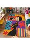Dora Colorful Retro Character Pattern Woven Base Decorative Digital Printing Carpet Sdtamour4174 - 2