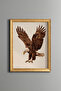 Eagle with Spread Wings - Vintage Patterned Painting - Fine Model