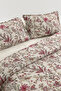 Nelin 100% Cotton Double XL Duvet Cover Set - Beige - 3