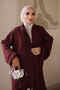 Burgundy Zippered Corsman Cardigan and Trousers Knitwear Set - 4