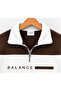 Balance Unisex Color Blocked Tracksuit Set Half Zipper Sweatshirt Jogger - 3