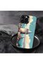 Realme 12 Lite Compatible Silicone Edge Hard Back Case Galata Tower Patterned Phone Case - 6