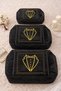 3-Piece Bride and Groom Figure French Guipure Dowry Bundle Promise Engagement Bride and Groom Bundle Set 60X40/50X40/40X30