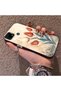 Realme C25S Compatible Silicone Edge Hard Back Case Tulip Pattern Couple Phone Case - 2