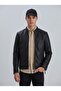 Men's coat faux leather coat - 5