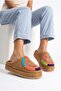 Women'S, Velvet, Smiling Face Figured, Wool Inside, Silent Sole House Slippers - 7
