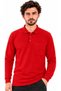 Long Sleeve Polo Collar Work Sweatshirt with Pockets – Staff Workwear with Company Logo Printed