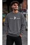 Men's This Is Brave 1985 Written Warrior Helmet Printed Crew Neck Casual Regular Fit Sweatshirt