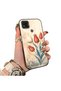 Poco C31 Compatible Silicone Edge Hard Back Case Tulip Pattern Lover Couple Phone Case