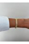 Special Series Zircon Stone Bar Xp Thick Gold Color Bracelet - 2