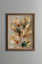 Golden Ginkgo Leaves - Vintage Patterned Painting - Fine Model