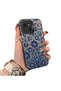 Tecno Spark 40C Compatible Silicone Edge Hard Back Case Phone Case with Porcelain Pattern
