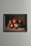 Pomegranates in a Chinese-Style Bowl - Vintage Patterned Painting - Fine Model