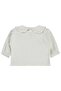 Baby Collared Heart Embroidery 6-18 Months Sweatshirt - Ecru - 2