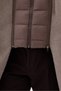 Vienna Men's Mink Filled Front Zippered Regular Fit Wool Thick Cashmere Coat - 7