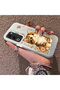 For Oppo A5 4g Compatible Silicone Edge Hard Back Case Cat Pattern Loving Couple Phone Case - 2