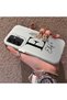 Samsung Galaxy A26 Compatible Silicone Edge Hard Back Case Letter E Patterned Couple Phone Case - 2