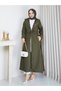 Elisa Waist-Tie Long Women's Trench Coat - 4