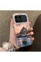 Poco F8 Pro 5g Compatible Silicone Edge Hard Back Case Istanbul Patterned Couple Phone Case - 3