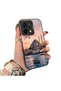 Oppo Reno 14 5g Compatible Silicone Edge Hard Back Case Istanbul Patterned Couple Phone Case
