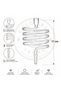 Coldbrew Glass Spiral - Replacement Glass for 3 Liter Stand