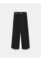72803 Belted Pleated Trousers-Black - 5