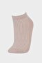 Women's 5-Pack Cotton Bootie Socks (Ns) - 2