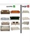 Welsoft Sofa Cover Set, Sofa Cover, 3+3+1+1 Set - 3