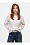 10886 Wool Blend Crew Neck Sweater-Ecru