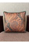 Şal-123 Velvet Cushion Cover 43X43 cm Decorative Sofa Pillow Cover with Zipper - 2