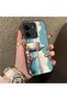 Redmi 15C 5g Compatible Silicone Edge Hard Back Case Galata Tower Patterned Phone Case - 3