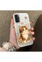 Oppo A54 4g Compatible Silicone Edge Hard Back Case Cat Patterned Lover Couple Phone Case - 3