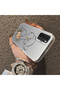 Oppo A55 5g Compatible Silicone Edge Hard Back Case Line Art Patterned Phone Case - 4