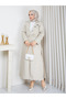 Elisa Waist-Tie Long Women's Trench Coat - 4