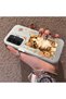 Samsung Galaxy A17 Compatible Silicone Edge Hard Back Case Cat Pattern Loving Couple Phone Case - 2