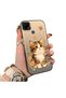 Realme C25 Compatible Silicone Edge Hard Back Case Cat Pattern Loving Couple Phone Case
