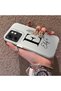 Infinix Hot 50I Compatible Silicone Edge Hard Back Case Letter E Patterned Couple Phone Case - 2