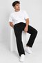 Men's Jogger Pants with Elastic Waistband, Lace-Up Detail, and Pocket Detail - 3