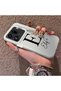 Oppo Find X9 Pro 5g Compatible Silicone Edge Hard Back Case Letter E Patterned Couple Phone Case - 2