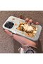 For iPhone 16 Pro Max Compatible Silicone Edge Hard Back Case Cat Pattern Lover Couple Phone Case - 2
