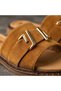 26636 Genuine Leather Women's Slippers - 3