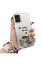 Samsung Galaxy A06 Compatible Silicone Edge Hard Back Case Turkish Coffee Patterned Phone Case