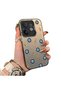 Vivo V60 5g Compatible Silicone Edge Hard Back Case Evil Eye Bead Patterned Phone Case