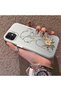 iPhone 11 Compatible Silicone Edge Hard Back Case Line Art Patterned Phone Case - 2