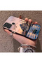 Samsung Galaxy A21S Compatible Silicone Edge Hard Back Case Istanbul Patterned Couple Phone Case - 2