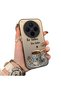 Vivo X300 Compatible Silicone Edge Hard Back Case Turkish Coffee Patterned Phone Case